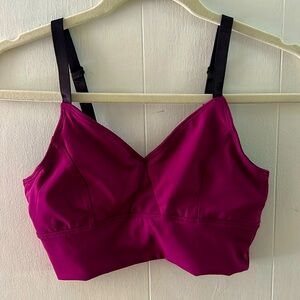 Oiselle Longline Sports Bra with adjustable straps- like new!